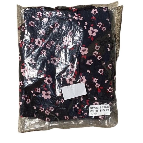 LUSH NWT WOMENS LARGE TOP BLOUSE FLORAL - Picture 8 of 8